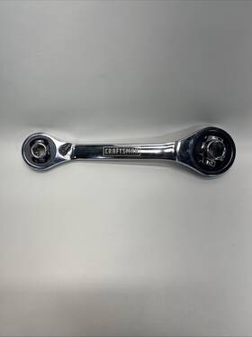 32511-aa Craftsman 8-in-1 Dog Bone 6-pt Inch Wrench 5/16 - 3/4 Reversible Vguc