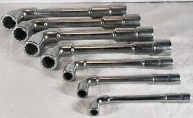 34688 Craftsman Professional Sae Angle Socket Wrench France 7 Piece Set Rare