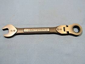 35378 Craftsman D-ab Flex Head Ratcheting Combination Wrench 5/8 Inch