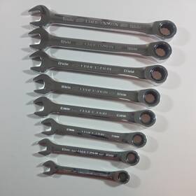 39239 Craftsman Ratcheting Wrench Set Of 8 Metric 10 12 13 15 16 17 18 19mm