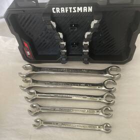 42090-42094 Craftsman 42090 42091 42092 42093 42094 5 Piece Set Sae Flare Nut Line Wrenches 1/4 Inch - 7/8