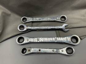42162-42163-43862-42414 Craftsman Lot Of 4 Ratchet Wrenches