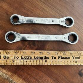 42165-42164 Craftsman Vintage Usa Ratchet Wrenchs 42165 11/16-7/8 42164 5/8-3/4