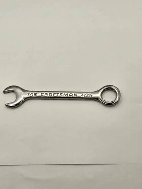 42329 Craftsman 7/16 Inch 12 Point Combination Ignition Wrench Vintage Made In Usa