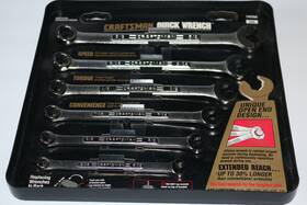 9-42356 Craftsman 42356 Sae Quick Wrench Set Of 6 Wrenches With Holder 5/16 Inch To 5/8 Nice