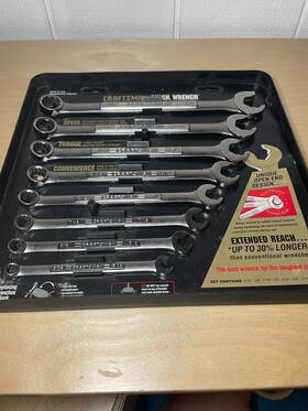 42359-42358 Craftsman Vintage Quick Wrench Sets Sae Metric 42359 42358 16pcs Total With Tray