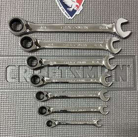 42406 Craftsman Sears 7pc Sae Reversible Ratcheting Wrench Set Gk Usa 42406 Craftsman Sears 7pc Sae Reversible Ratcheting Wrench Set Gk Usa