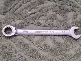 Craftsman 42416-gk-c 9/16 Inch Ratcheting Combo Wrench 12pt Made In Usa