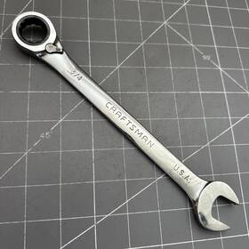 42419-gk-a Craftsman 42419-gk-a- Usa Sae 3/4 Inch Reversible Ratcheting 12pt Combination Wrench 42419-gk-f