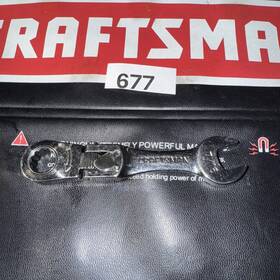 42486 Craftsman Sears Usa Stubby Locking Wrench Flex Ratcheting 7/16 Inch Gk Sae