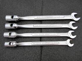 42544 Craftsman 42541 42542 42543 Vintage 4pc Sae Saltus Socket Wrench Set Flex End Made In Usa