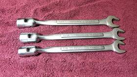 Craftsman 42546 42547 42545 Vintage Saltus -v- Socket Wrench Set 3/4 11/16 5/8