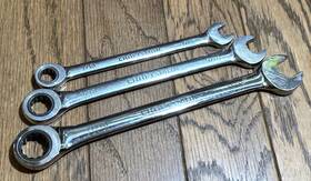 42566 Craftsman 42562 42564 Tools Fixed Head Offset Ratcheting Wrench Set Lot 12 Point Combo