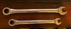 42571 Craftsman 42569 Vintage 13mm 10mm Ratchet Combination Wrenchs 12pt And D-ac