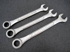 42639 Craftsman 42638 42647 Vintage 3pc Sae Ratcheting Combination Wrench Usa