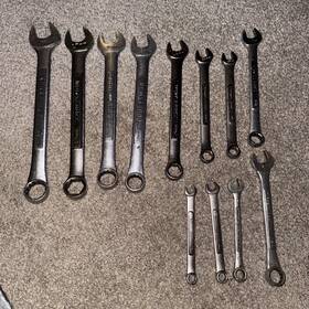 42921 Craftsman 42909 Usa 12 Piece 7mm - 19mm Metric Point Combination Wrench Set