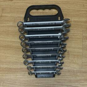 Craftsman 42912 42924 Usa 9pc Metric Combination Wrench Set 8mm To 16mm