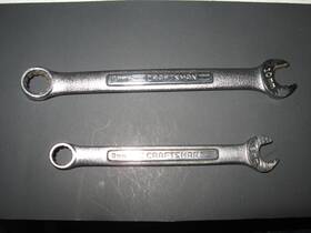 42912 Craftsman 42914 2 Metric Combination Wrenches 10 And 8mm - Nice Usa