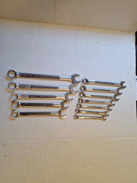 42922-42914 Craftsman Vintage Usa 12pc Metric Combination Wrench Set
