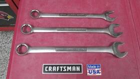 42936 Craftsman 42933 42935 -va- 27 30 32mm Metric Combination Wrenches 12 Point Forged In Usa