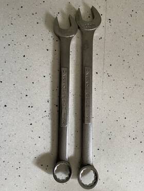 42939-42031 Craftsman Lot Of 2 Metric Wrenches 23mm And 25mm Made In Usa