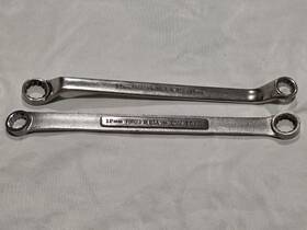 Craftsman 42956-44361 2 Box End Wrench Deep Offset 42956 And 44361 12mm 14mm Made Usa