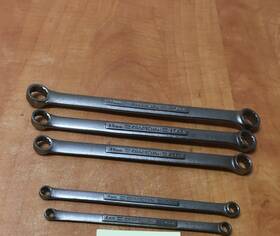 42952 Craftsman 42961 42957 42956 42953 Usa Metric Double Box End 5pc Wrench Set Vv Series 6-9mm 12-16mm 18mm