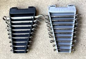 Craftsman 429xx 446xx Vintage Usa Inch Va 18pc 12pt Sae And Metric Combination Wrench Set Nice
