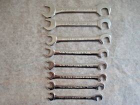 4306-v Craftsman Usa 8pc Open End Ignition Wrench Set #4306v