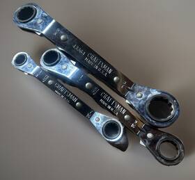 43364 Craftsman 43362 43363 Double Racheting Wrench By Six Sizes From 3/8 Inch To 3/4 Offset Sae Usa