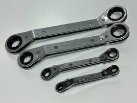43361 Craftsman 43365 43364 43362 Tools Usa 4pc Sae 1/4-7/8 Inch Offset Ratcheting Box End Wrench Set Lot