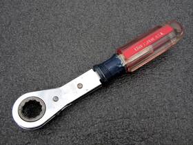 43389 Craftsman Vintage 15mm Ez Grip Ratcheting Box End Wrench Screwdriver Handle Usa