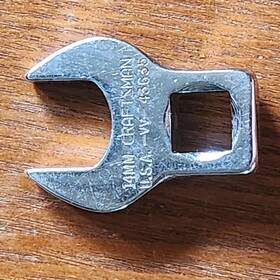43638 Craftsman Vintage New 3/8 Inch Drive 14mm Metric Crow Foot Open End Wrench Usa