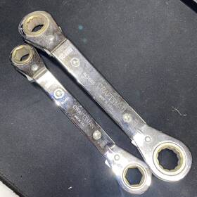 43665 Craftsman 43664 Tools Usa Offset Box End Ratchet Wrenches 13 14 15 17mm