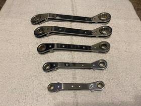 43669 Craftsman Sears Metric Box End Offset Ratcheting Wrench Set Usa 7mm - 21mm