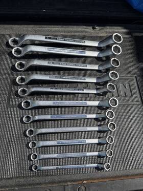 43725 Craftsman Holy Grail Sears Usa 1968 11pc Double Box End 6 Pt Offset Wrench Set 43725 Craftsman Holy Grail Sears Usa 1968 11pc Double Box End 6 Pt Offset Wrench Set