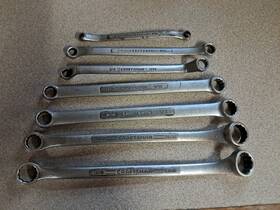 44321 Craftsman 43923 43924 -v- And V 6 Pc 1 Box End Wrench Mismatched Set 12 Pt