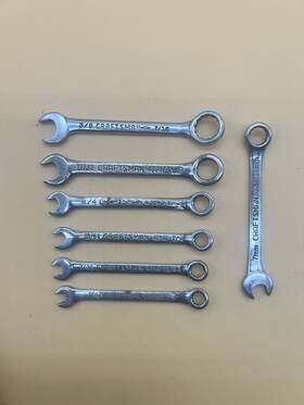 43947 Craftsman 43944 43941 43942 43943 7 Piece Craftman Combination Midget Wrenches Sae- Metric Ignition