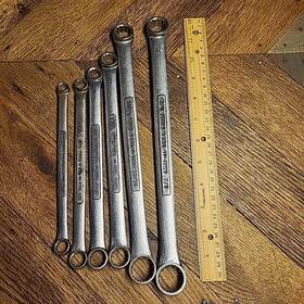439xx Craftsman Usa -vv- Series Double Box End Wrench 6 Pc.set Sae 3/8 Inch -7/8