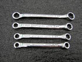 4407 Craftsman Vintage 4pc Metric Ignition Box End Wrench Set Made In Usa