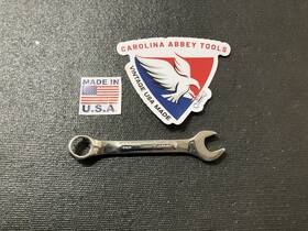 44112 Craftsman Vintage Professional 12pt Stubby Combination Wrench -vv- Usa
