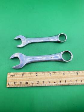 44116 Craftsman 44117 44115 2 Usa 1 15mm 13mm Metric 12pt. Stubby Combo Wrench