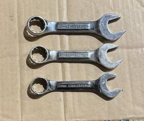 44122 Craftsman 44130 44124 Vintage Stubby Wrench Set Metric 20mm 21mm 22mm Vv