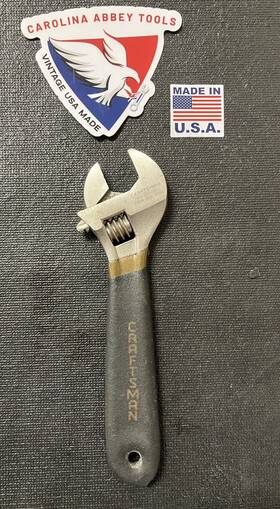 44166 Craftsman Rare Vintage Professional 6 Inch Adjustable Wrench Wf Usa