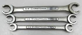 44171 Craftsman 44174 44173 Flare Nut Line Wrench Set 3/8 Inch To 11/16