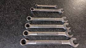 442921 Craftsman 12pt Combination Wrench Set 19mm 18mm 17mm 16mm 9/16 11/3 Lot Of 6 Usa