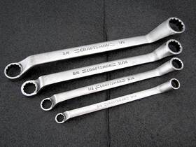 44324 Craftsman 44321 44322 44323 Vintage 4pc Offset Box End Wrench Set Made In Usa