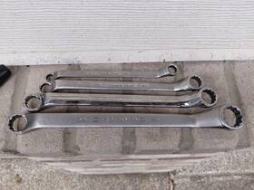 44318 Craftsman 44324 44322 44321 Usa Deep Offset Box Wrench 4pc Set -va- 3/8 Inch - 7/8 Nice Fast Ship