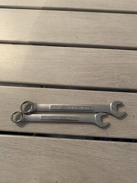 44386 Craftsman 44386. 44385. Combination Wrenches Lot Of 2 1/2 Inch 9/16 6 Point Usa
