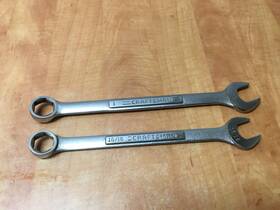 Va-44392 Craftsman 44393 44392 Va-44393 1 Inch 6pt Combination Wrench And 15/16 Lot Of 2